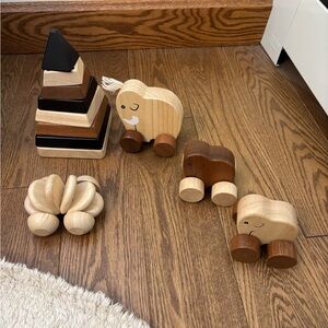 Kids concept & plan toys wooden toy bundle